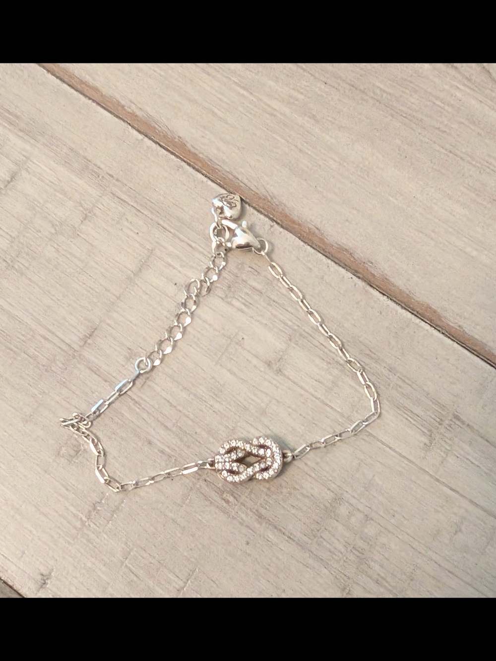 Brighton Interlok Single Knot Pave bracelet